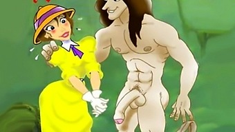 Cartoon Tarzan And Jane'S Intense Group Sex