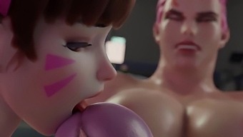 Overwatch Zarya Shemale Futa Creampie Играет В Анал