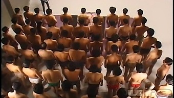 Uninhibited Japanese Orgy With Cum Shower