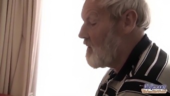 Grandfather With Big Penis Gets Oral Pleasure From Young Girl
