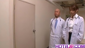 Arisa Ebihara Receives Medical Treatment From Doctors After Oral Sex