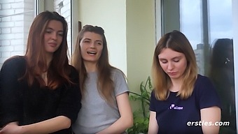 Sensual Threesome With A Sexy Girl And Lesbian Action