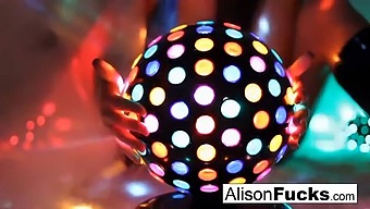 Alison Tyler'S Voluptuous Curves And Natural Bust Shine On The Dance Floor