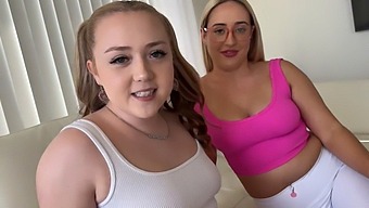 Step Sisters With Voluptuous Figures Indulge In A Hot Game Night ~ Eva Nyx And Brookie Blair ~ Scott Stark'S Fantasy Scenario