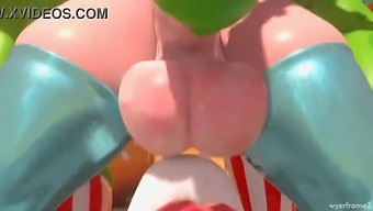Futa Princess Rosalina'S Wild Ride With Horny Slut